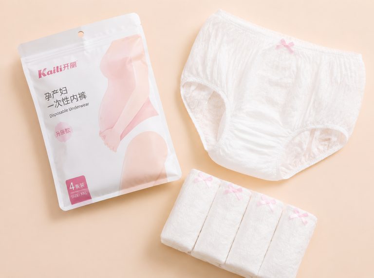 德州纯棉高腰孕妇一次性内裤